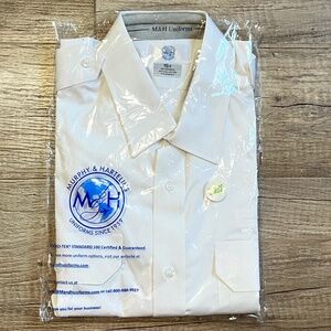 MURPHY & HARTELIUS (M&H) Uniform Bamboo Short Sleeve Shirt (Size 15 1/2)